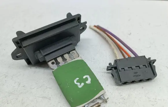 Citroen C3 Heater blower motor/fan resistor 12631 A86