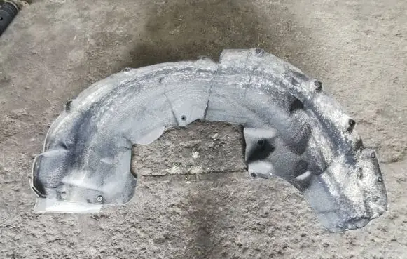 Ford Explorer VI Rear arch fender liner splash guards 
