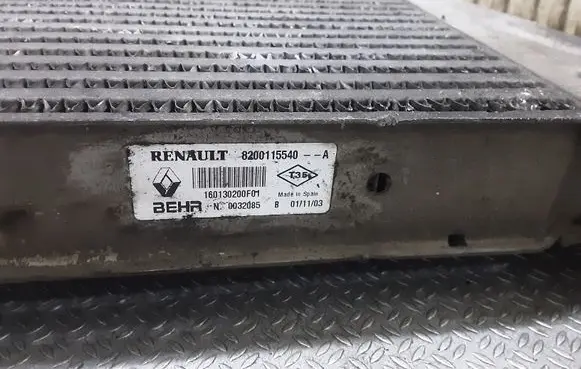 Renault Scenic II - Grand scenic II Intercooler radiator 8200115540A