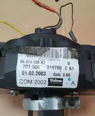 Citroen C3 Light switch 96474008XT 319700C61 203306