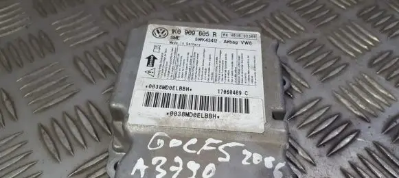 Volkswagen Golf V Airbag control unit/module 1K0909605R 5WK43412