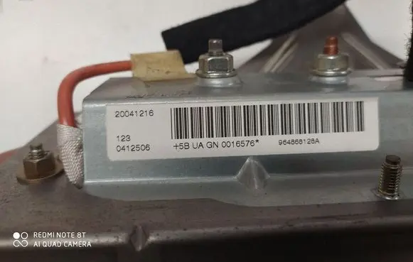 Peugeot 607 Passenger airbag 964868128A