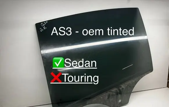 BMW 5 G30 G31 G38 Rear door window glass 43R002092 1234567890 E000292