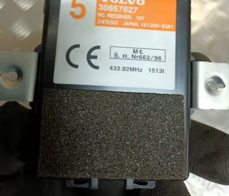 Volvo S40, V40 Alarm control unit/module 30857627 66296 15131
