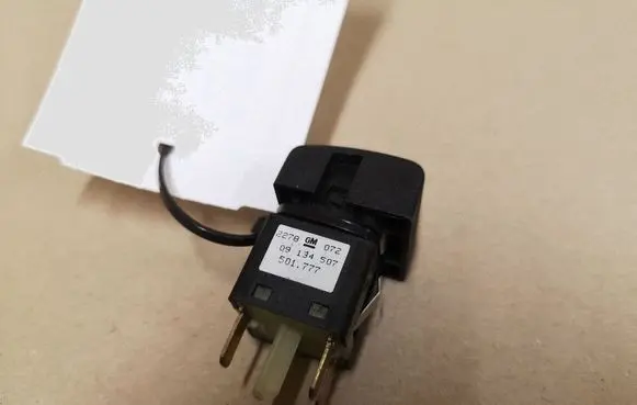 Opel Vectra B Air circulation switch 09134507