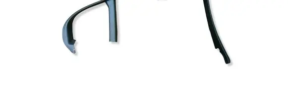 Volvo S80 Rear door window/glass frame 