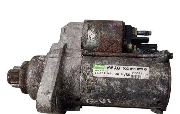 Volkswagen Golf VI Starter motor 02Z911023G D6GS11
