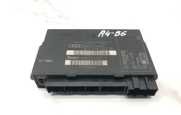 Audi A4 S4 B6 8E 8H Comfort/convenience module 8E0959433AR 00002727B3 00585365