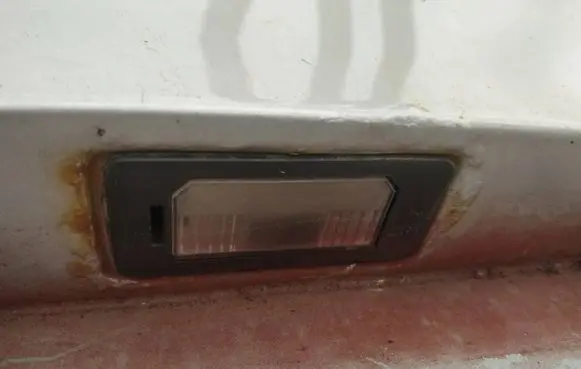 BMW 5 E39 Number plate light