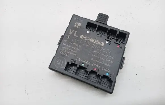 Mercedes-Benz C W204 Door control unit/module A2048707526