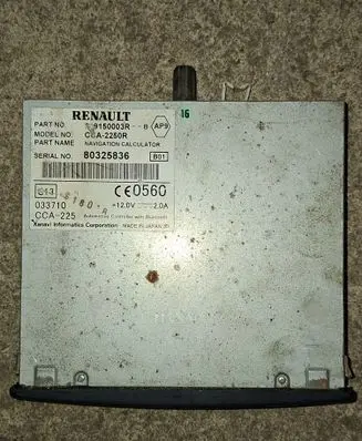 Renault Laguna III Navigation unit CD/DVD player 259150003R 7091291 CCA2250R