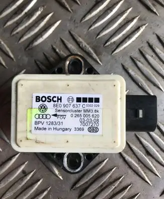 Audi A4 S4 B7 8E 8H ESP acceleration yaw rate sensor 8E0907637C 0265005620 7007278