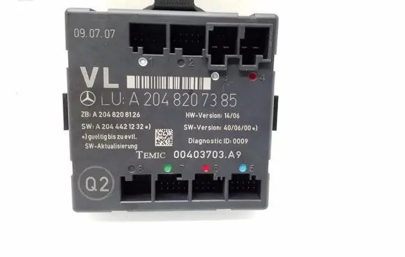 Mercedes-Benz C W204 Door control unit/module A2048207385 A2048208126 A2044421232