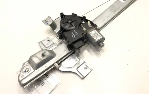 Peugeot 2008 I Front door window regulator with motor 9806081780