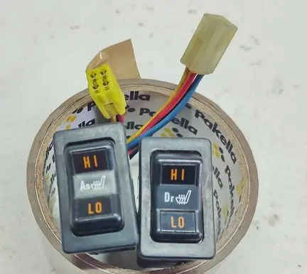 Suzuki Baleno EG Seat heating switch GA21H GA11S