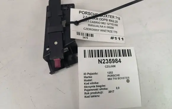 Porsche Boxster 982 Aerial antenna amplifier 4M0035504