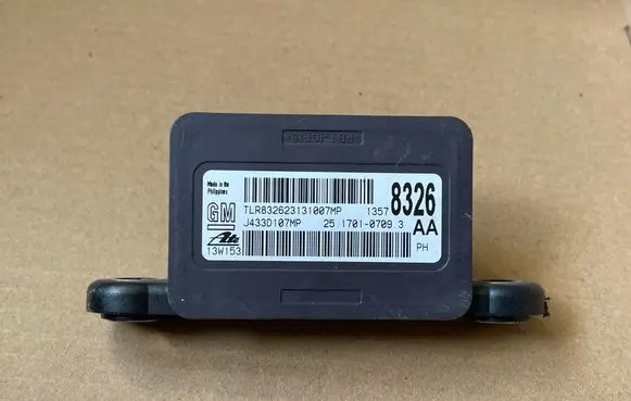 Opel Astra J ESP acceleration yaw rate sensor 13578326