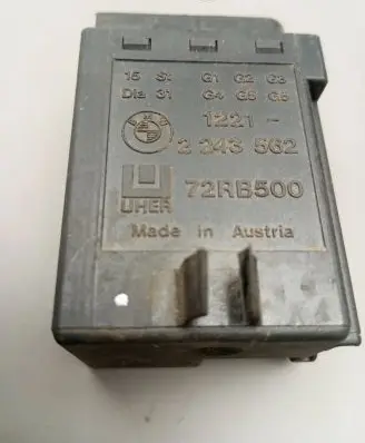 BMW 5 E39 Glow plug pre-heat relay 2243562 72RB500 1221
