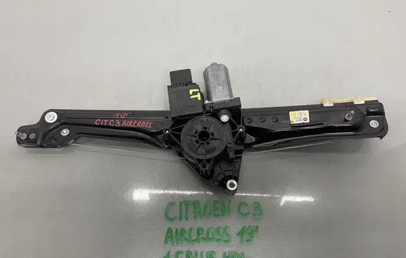 Citroen C3 Aircross Rear window lifting mechanism without motor 39187593