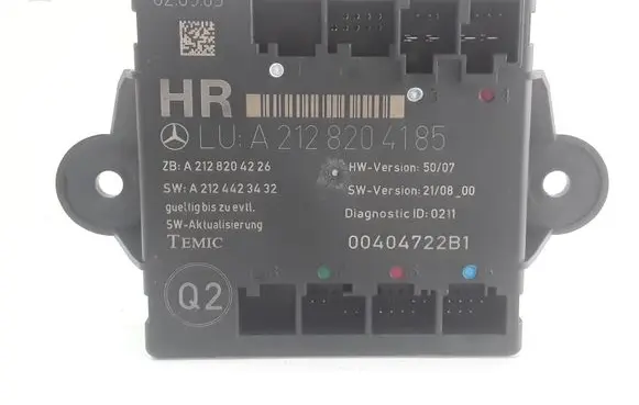 Mercedes-Benz C W204 Door control unit/module A2128204185