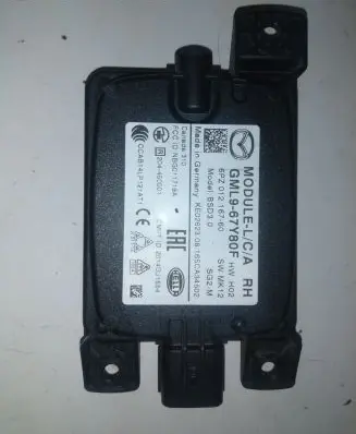 Mazda 6 Blind spot module GML967Y80F