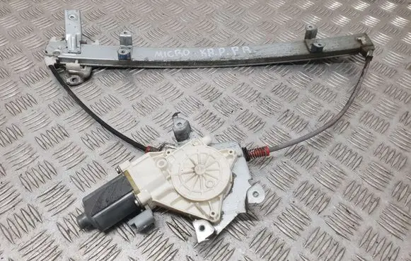 Front door window regulator with motor