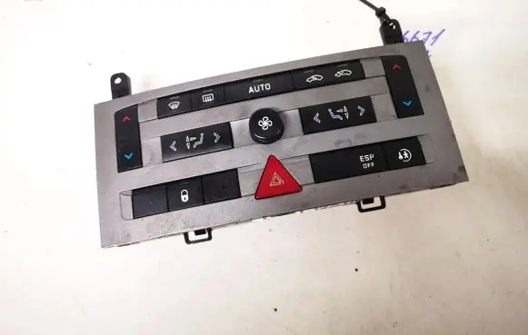 Peugeot 407 Climate control unit 96573322yw 96470290xt