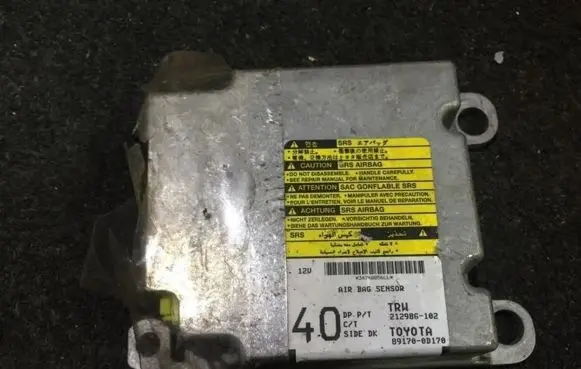 Toyota Yaris Airbag control unit/module 891700d170 212986-102