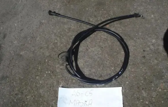 Audi A6 S6 C5 4B Engine bonnet/hood lock release cable 