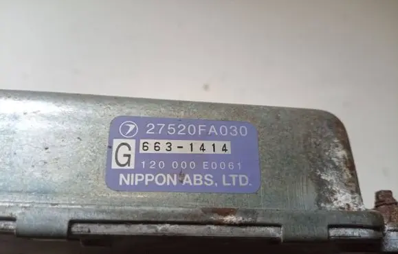 Subaru Legacy Other control units/modules 27520FA030 6631414 120000E0061