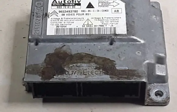 Citroen C4 I Airbag control unit/module 9653493780 603726100