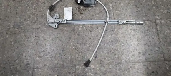 Renault Clio I Front window lifting mechanism without motor 400121B