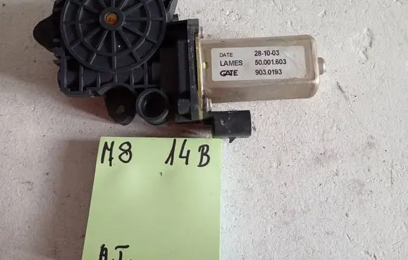 Peugeot 407 Front door window regulator with motor