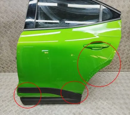 Opel Mokka B Rear door 9837507180