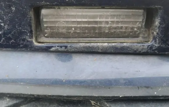 Mercedes-Benz E W210 Number plate light