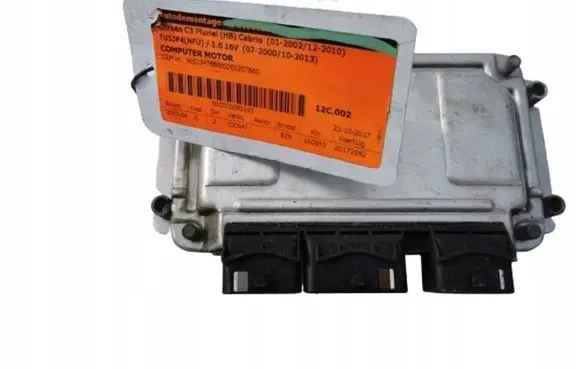 Citroen C3 Pluriel Engine ECU kit and lock set 0261207860- 0261207860 9647972980 9650347880