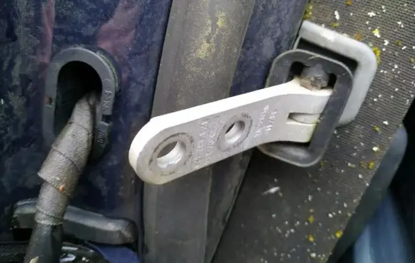 Audi A2 Rear door check strap stopper 8z0837429