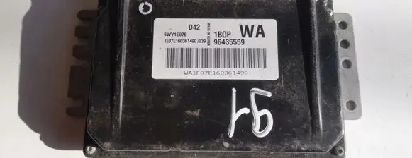 Chevrolet Aveo Engine ECU kit and lock set 5WY1E07E 5WY1E07E 96435559 1BOP