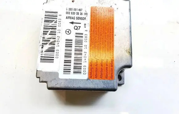 Mercedes-Benz S W220 Airbag control unit/module 0285001467 0028203826