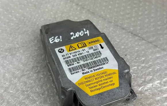 BMW 5 E60 E61 Airbag control unit/module 9114214 911421401 65779114214