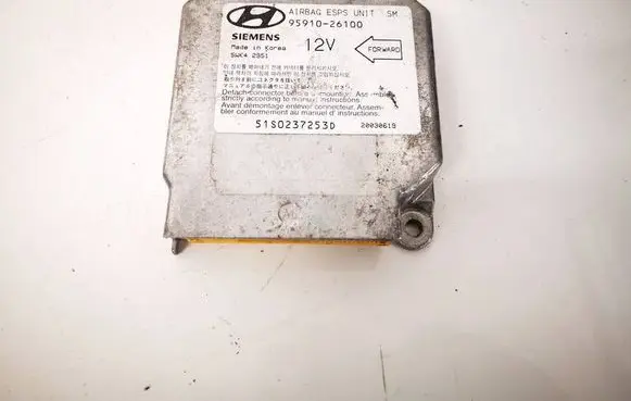 Hyundai Santa Fe Airbag control unit/module 9591026100