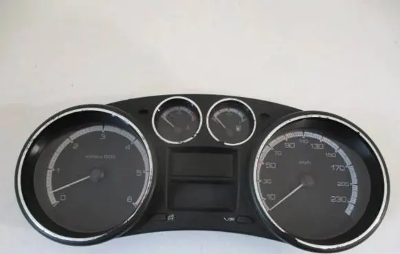 Peugeot 308 Speedometer (instrument cluster) 9666649080
