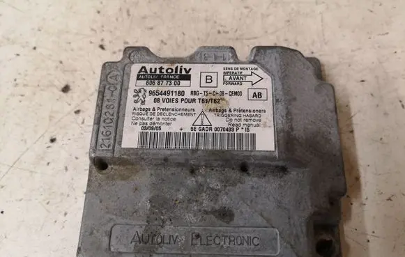 Peugeot 307 Airbag control unit/module 606877300 9654491180