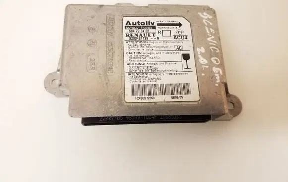Renault Scenic II - Grand scenic II Airbag control unit/module 604290400 8200481139