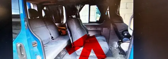 Opel Vivaro Trunk/boot side trim panel 7700313062 91166006 NN29186