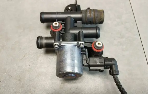 Coolant heater control valve