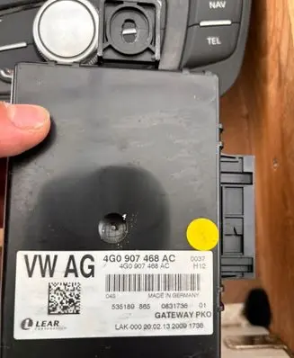 Audi A6 S6 C7 4G Gateway control module 4G0907468AC