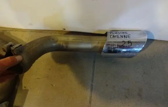 Porsche Cayenne (9PA) Muffler ending 