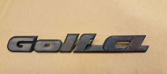 Volkswagen Golf II Rear loading door model letters 191853687K
