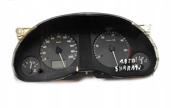 Volkswagen Sharan Speedometer (instrument cluster) 7M0919861C